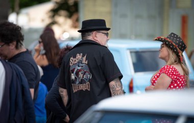 Tapa. - Şehir günü. Tapa Vintage geçit töreni. 2023