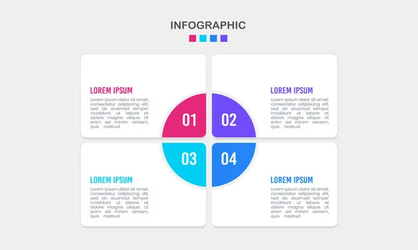 Elements Infographic Options Infographic Design Template Vector Illustration — Stock Vector