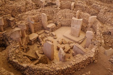 Türkiye 'nin güneydoğusundaki Anlurfa' daki Göbeklitepe sahası