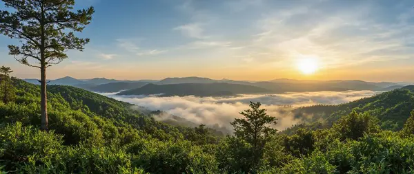 Karpat Dağlarında Gündoğumu
