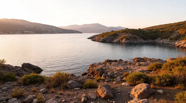 Güzel deniz manzarası