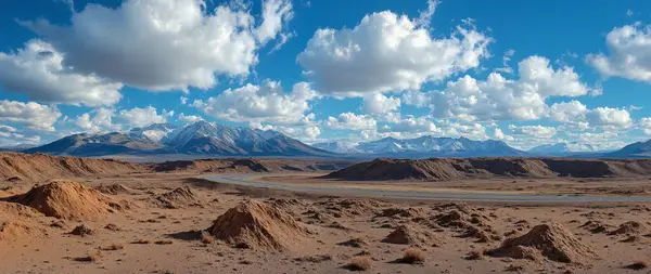 İsrail 'in kuzeyindeki dağların güzel manzarası
