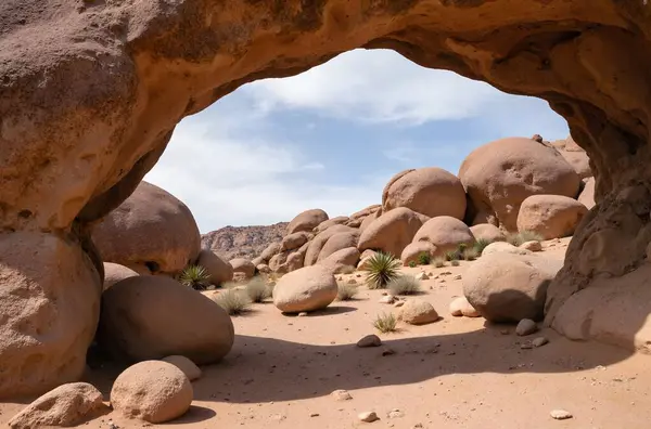 İsrail 'deki Negev Çölü' nün güzel manzarası