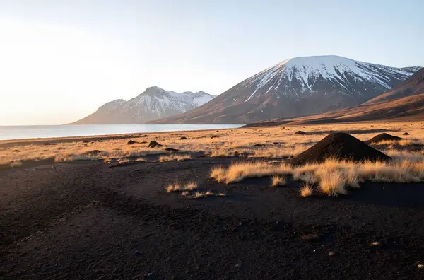 İsrail 'in kuzeyindeki dağların güzel manzarası