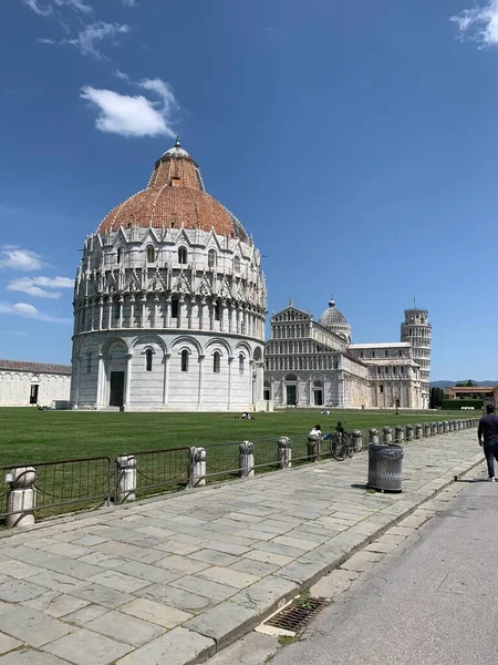 Piazza Del Duomo Pisa Italia 2021 — стокове фото
