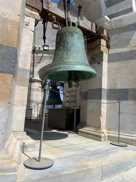 stock image On the top of Pisa Tower, Italy 2021.