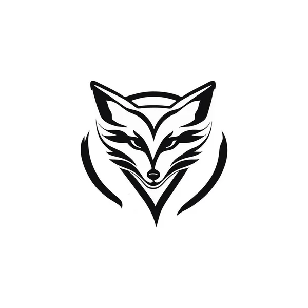 Ilustración Vectorial Logotipo Lobo — Archivo Imágenes Vectoriales