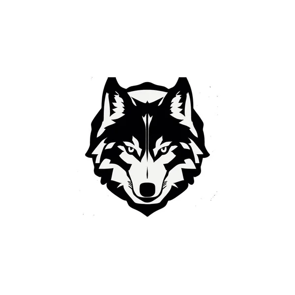 Wolf Head Vector Illustration — Stock Vector