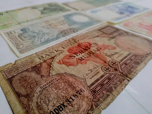 Dinheiro Isolado Indonésia Moeda Rupia — Fotografia de Stock