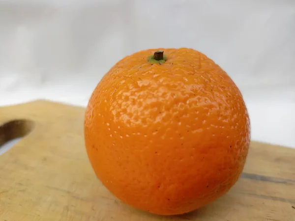 Orange Isoleret Hvid Baggrund - Stock-foto