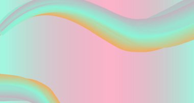 Parlak gökkuşağı renklerinde soyut bulanık gradyan ağ arkaplanı. Renkli yumuşak pankart şablonu. Kolay düzenlenebilir yumuşak renkli vektör çizimi