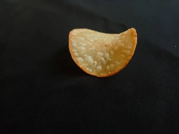 Cassava Chips Snacks Laget Skiver Kassava Deretter Stekt Keripik Singkong – stockfoto