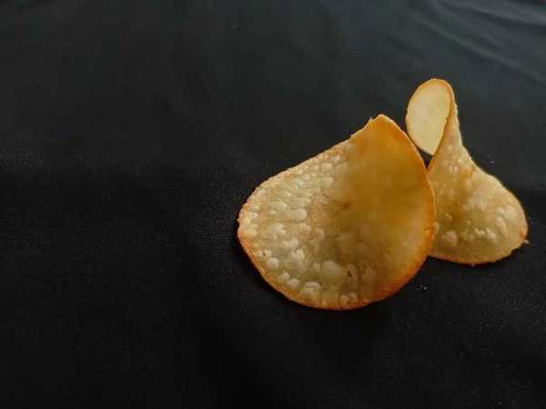 Batatas Fritas Mandioca São Lanches Feitos Mandioca Fatiada Depois Fritos — Fotografia de Stock