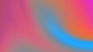 Soyut Bulanık Magenta Mavi Turuncu Yumuşak Gradyan Döngü Yavaş Hareket Arkaplan Döngüsü