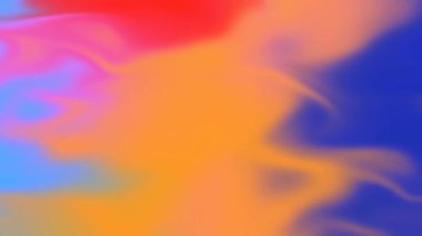 Soyut Bulanık Magenta Mavi Turuncu Yumuşak Gradyan Döngü Yavaş Hareket Arkaplan Döngüsü