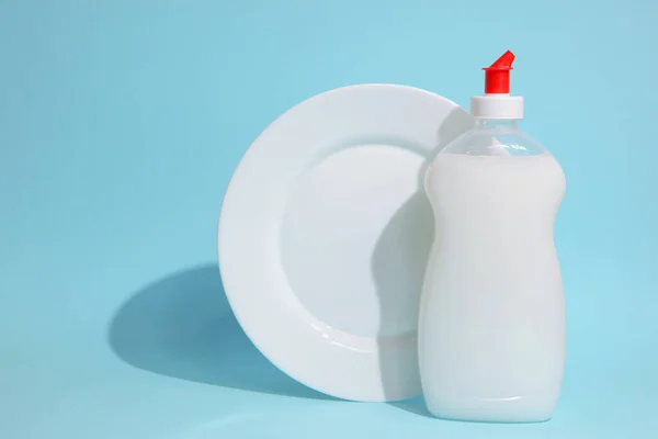 食器洗い 家事のための洗剤 — ストック写真