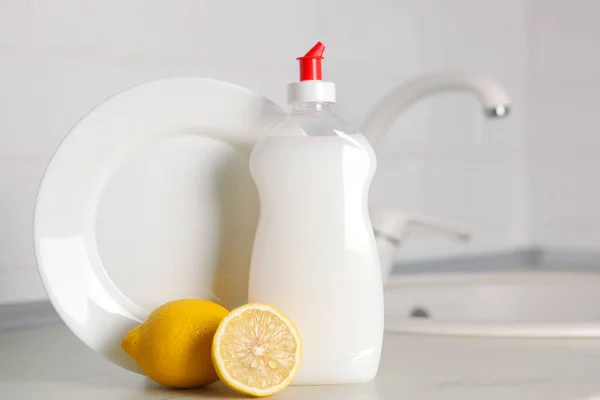 Средство Мытья Посуды Уборки Уборки — стоковое фото