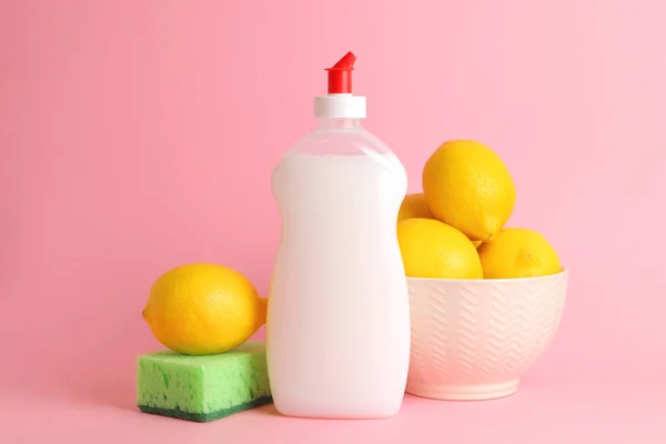 Detergent Washing Dishes Cleaning Housework — Stock Photo, Image