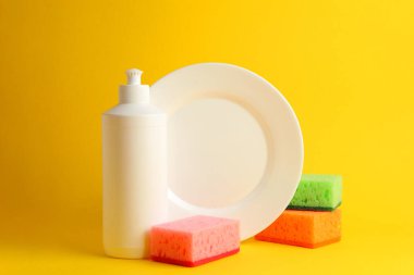 Bulaşık, temizlik, ev işleri için deterjan. 