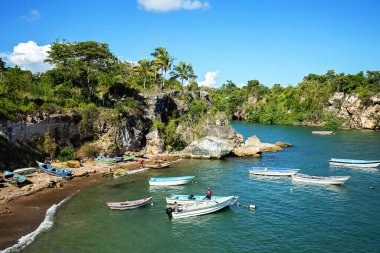 Dominik Cumhuriyeti, Boca de Yuma 'da deniz manzarası