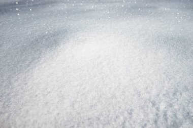 Kışın kar manzarası, odak noktası 