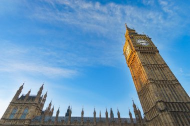 Big Ben yakın görüş. Londra 'nın simgesi