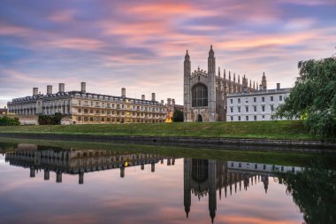 Cambridge, İngiltere 'de King' s Chapel Kilisesi.