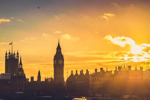 Big Ben Sunset London England — Stock Photo, Image
