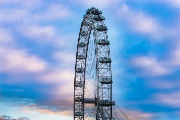 London Close View Capsules Coca Cola Millennium Wheel Known London — Stock Photo, Image