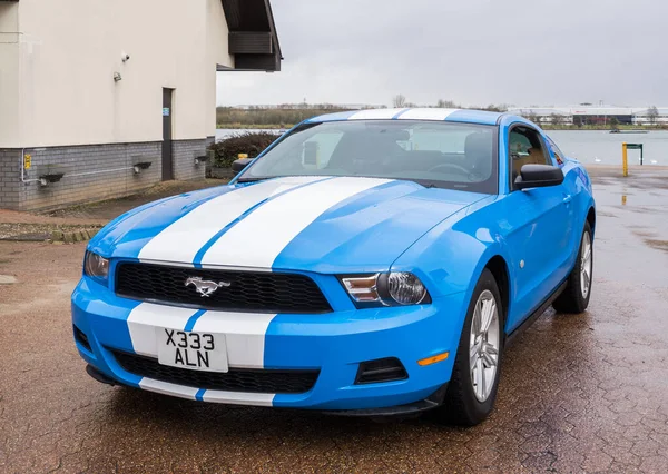 Milton Keynes February 2017 Ford Mustang Tuning Sport Car Colored — Stock Photo, Image