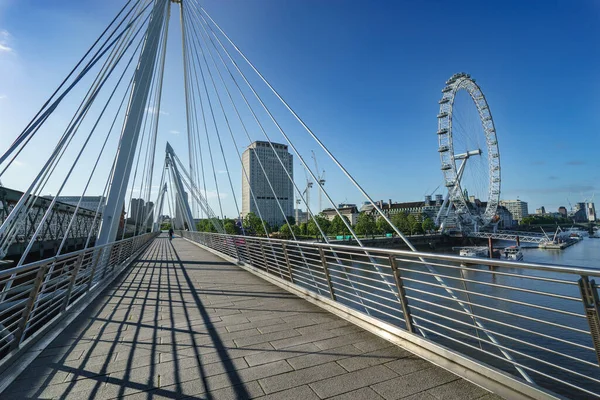 Golden Jubilee Bridge London England — Stockfoto