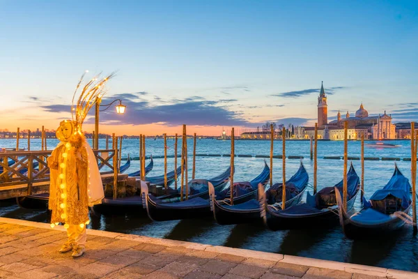 Berömda Karnevalen Venedig Italien — Stockfoto