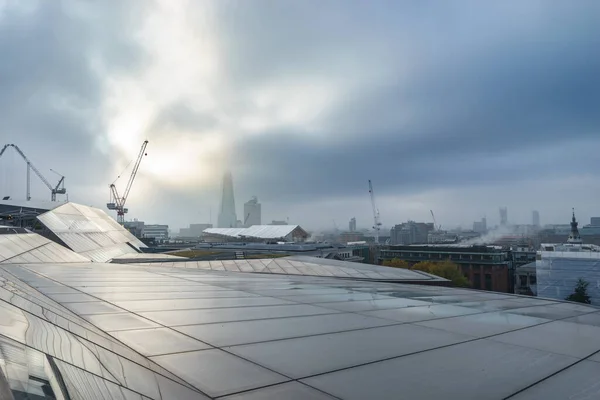 Rooftop View London Cloudy Blue Sky — Stock Photo, Image