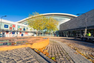 Milton Keynes, İngiltere-Ekim 2017: Intu Central Milton Keynes Alışveriş Merkezi Milton Keynes 'de bulunan bir alışveriş merkezidir.