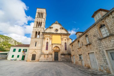 Hırvatistan 'ın Hvar adasındaki Kutsal Ruh Kilisesi