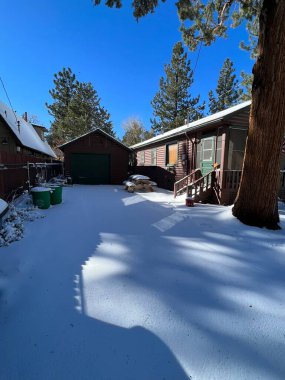 Büyük ayının içinde yumuşak kar fotoğrafı.. 
