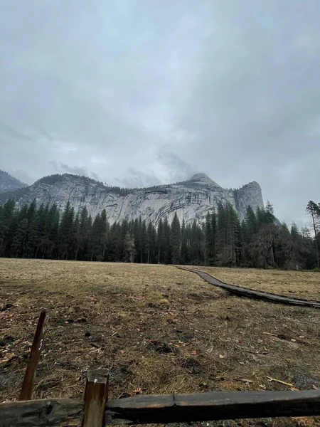 Cupola Nord Dal Villaggio Curry Nella Valle Yosemite — Foto Stock