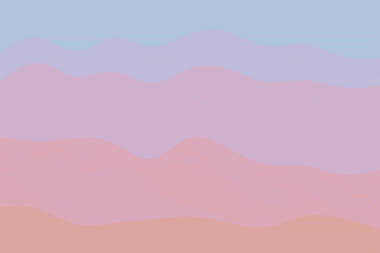 Dalgalı pembe ve mavi renklerin soyut arkaplanı