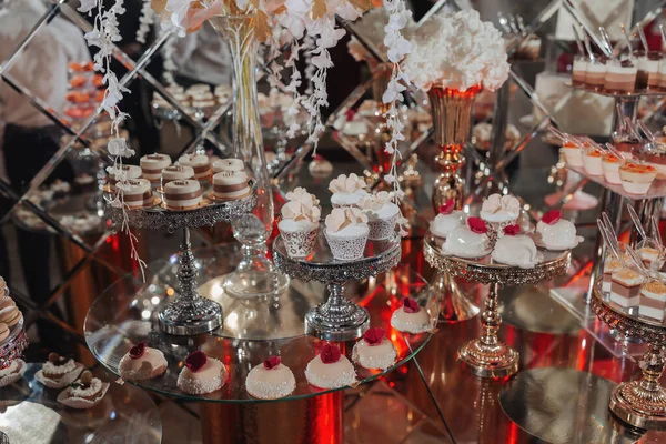Eine Köstliche Hochzeit Schokoriegel Für Ein Bankett Feier Konzept Modische — Stockfoto