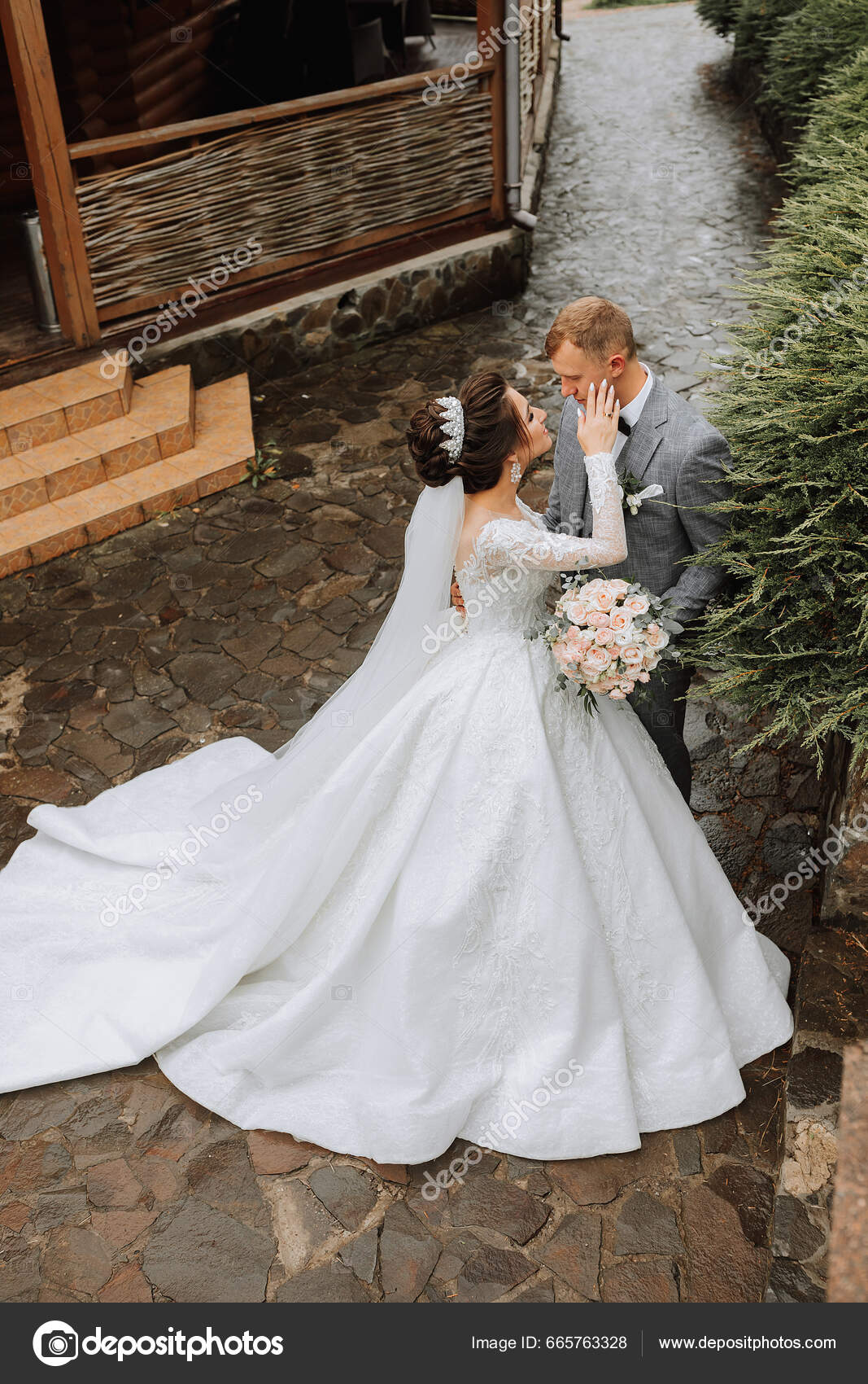 Vestidos Blancos Boda Novia Foto Boda Novia Vestido Blanco