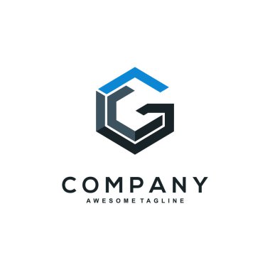 İş için G harfi logo tasarımı