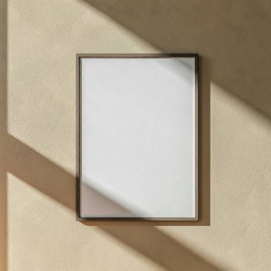 Blank wall art mockup to add your design