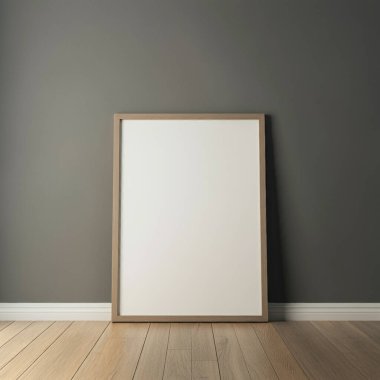 Tasarımınızı eklemek için boş duvar sanatı modeli