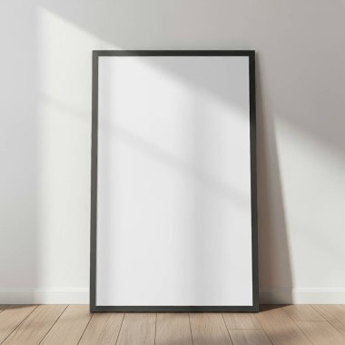 Tasarımını eklemek için boş poster modeli