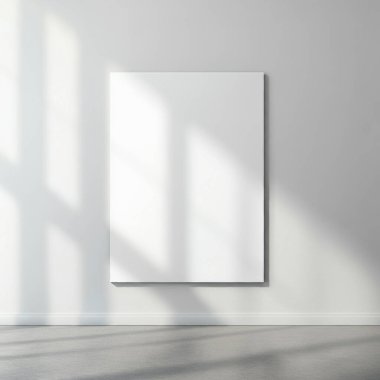Tasarımını eklemek için boş poster modeli