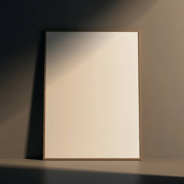 Tasarımını eklemek için boş poster modeli