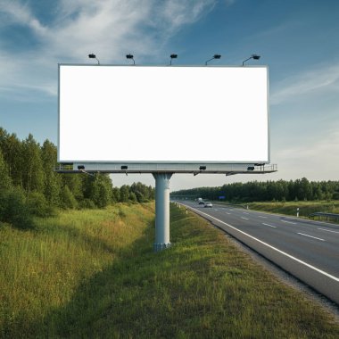 Tasarımını eklemek için boş poster modeli