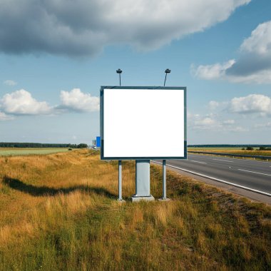 Tasarımını eklemek için boş poster modeli