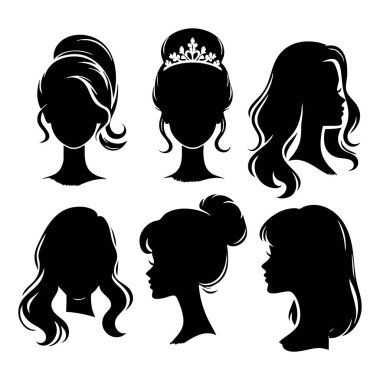 Beyaz arkaplanda Barbie 'nin silueti