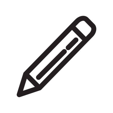 Kalem simgesi vektör ilüstrasyonu